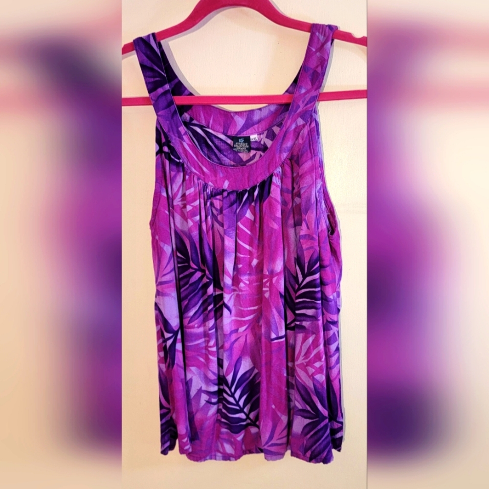 Purple Hawaiian Women's Top